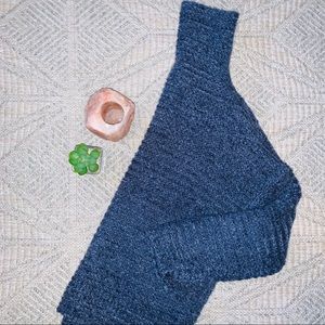 LIGHTLY WORN AE mock neck chenille sweater